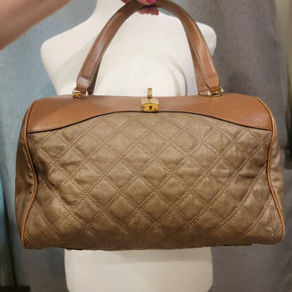 Marc Jacobs Bowler quilted Leather Handbag